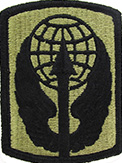 166th Aviation Command OCP Scorpion Shoulder Patch With Velcro